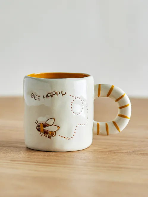 Hovedbilde Bloomingville MINI Cloudy Kopp Bee 225 ml