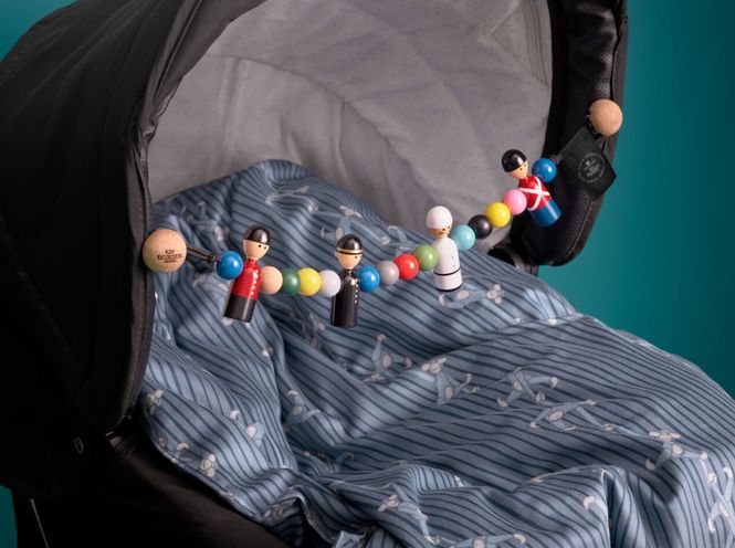 Hovedbilde Kay Bojesen Babies Vognlenke Bøk 52 cm