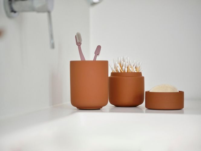 Hovedbilde Zone Denmark Ume Tannbørsteholder Terracotta