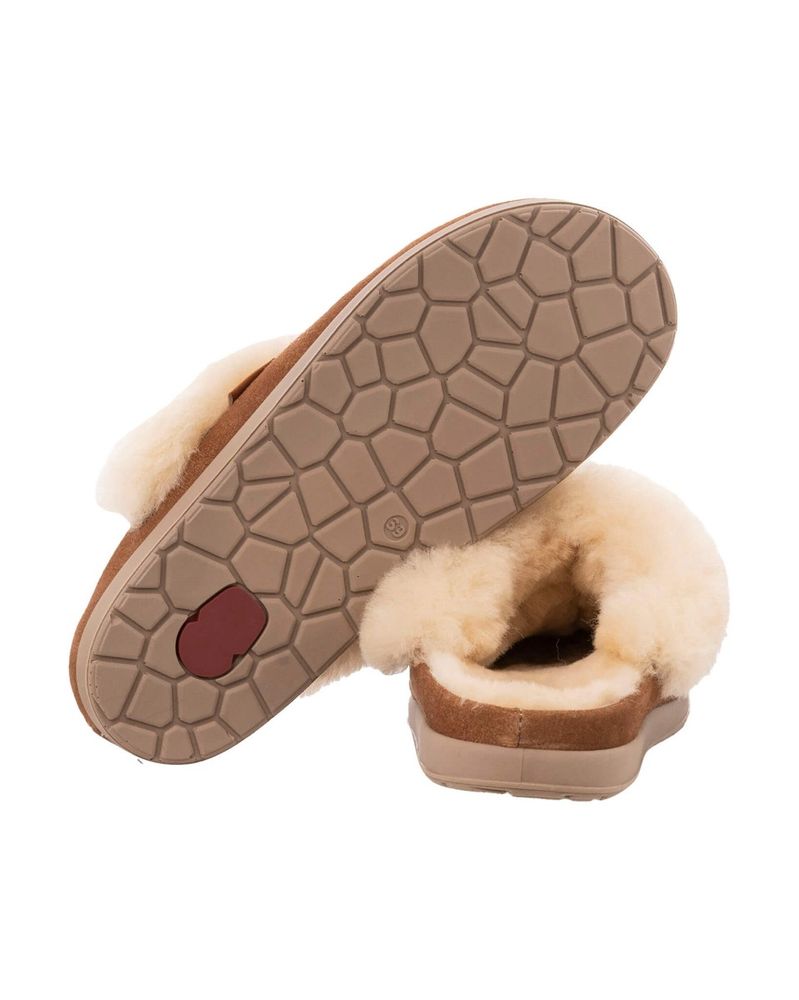 Shepherd Sandy Tøfler Antikk Cognac