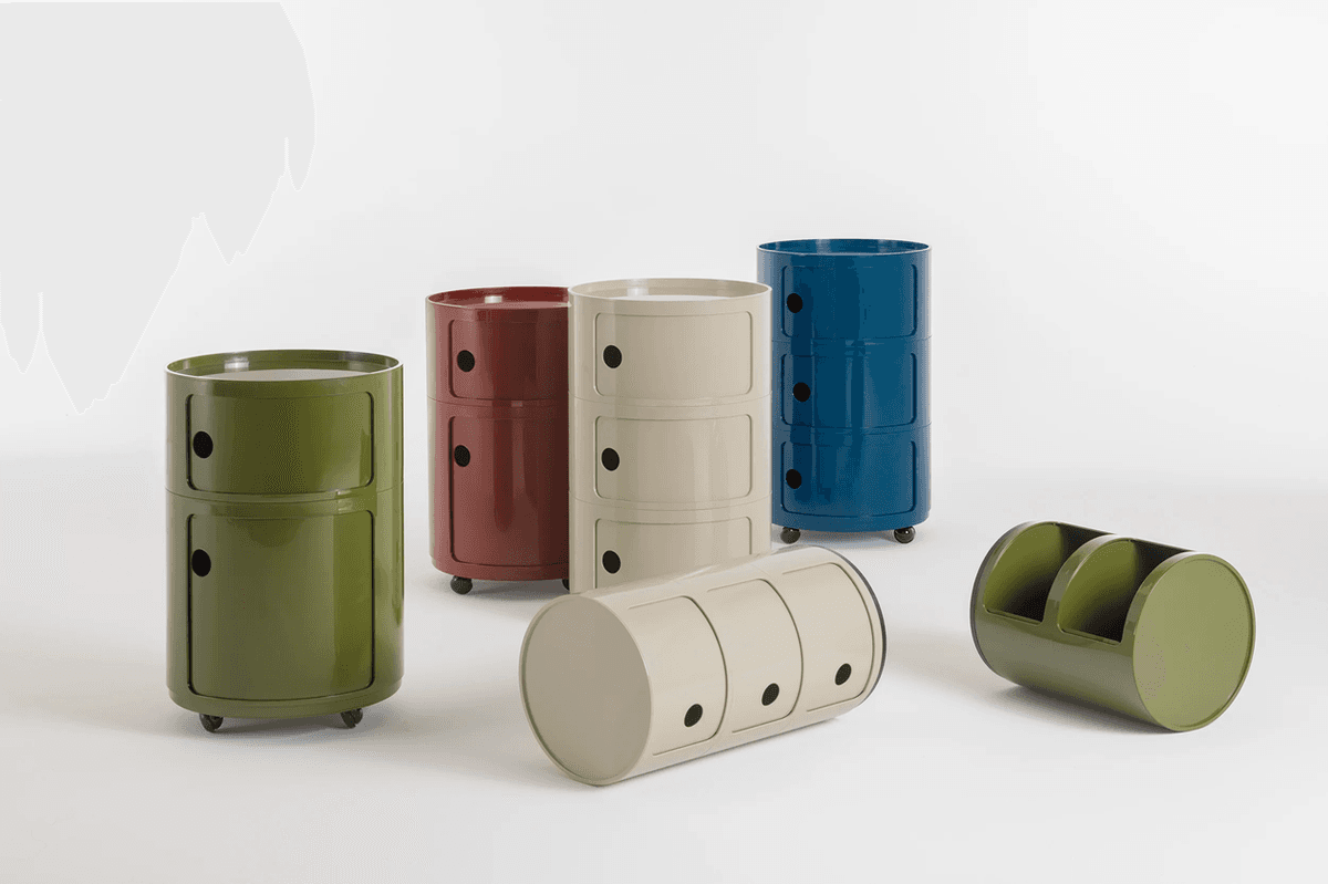 Kartell Componibili Big Oppbevaring med 3 rom Hvit
