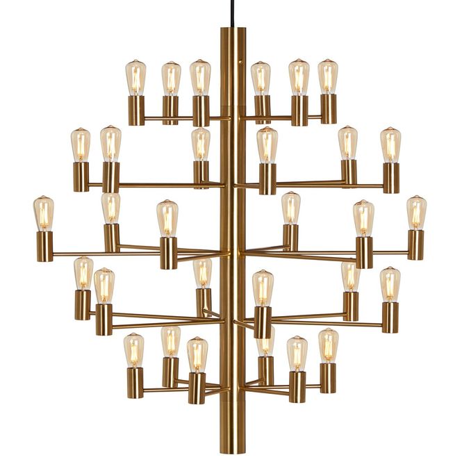 Hovedbilde Herstal Manola 30 Messing LED (inkl lyspærer!)
