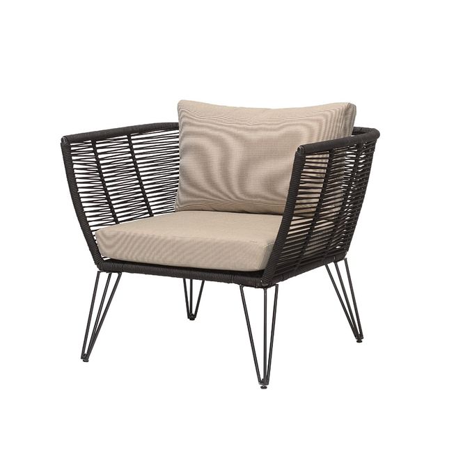 Hovedbilde Bloomingville Mundo Loungestol Sort 2 stk