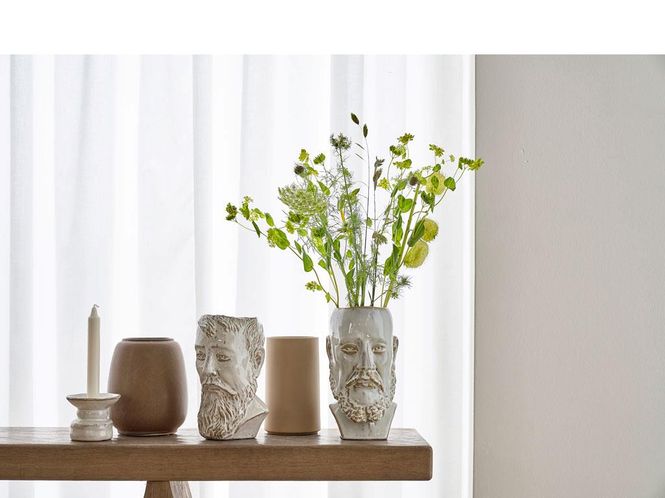 Hovedbilde Villa Collection Vase/Blomsterpotte Hvit H26 cm
