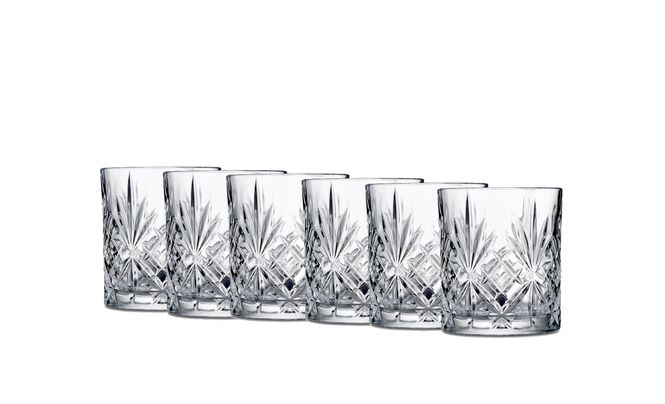 Hovedbilde Lyngby Glass Melodia Whisky 31cl 6 stk krystall.