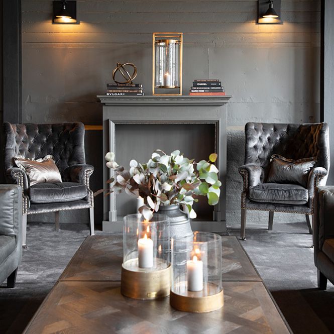 Hovedbilde Artwood Churchtown Hvilestol Avanna Dark Grey