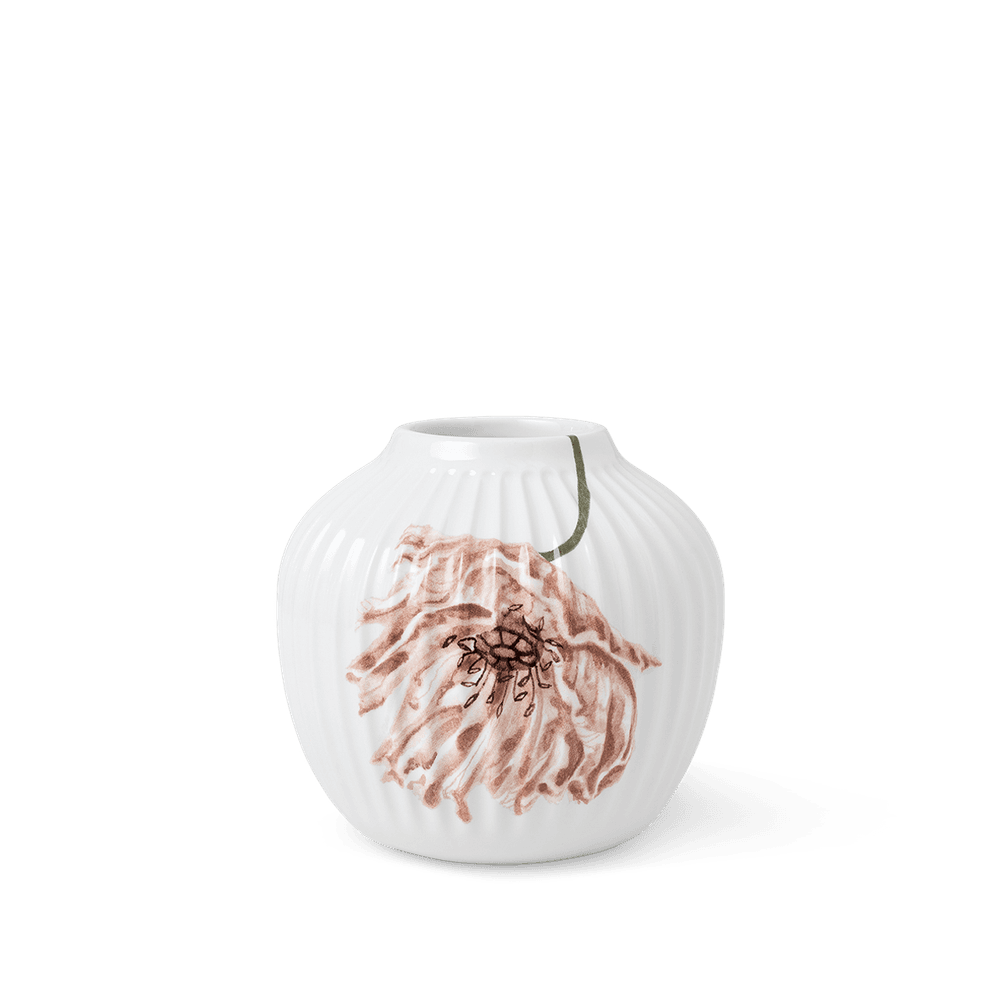 Kähler Poppy Vase Hvit H13 cm