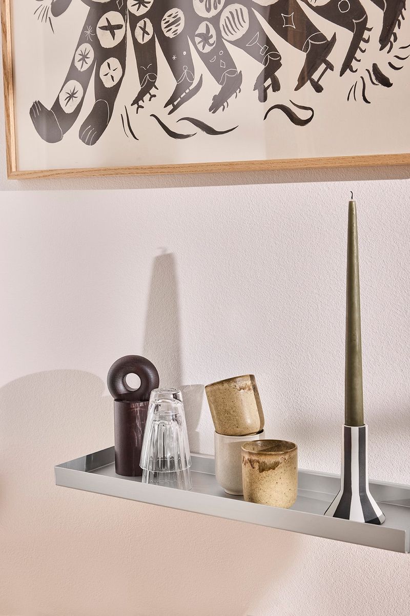 OYOY Bakku Hylle L50 cm Aluminium