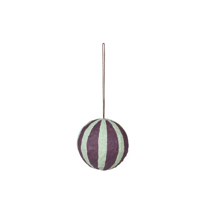 Hovedbilde Broste Copenhagen Sphere Julekule Medium Lilla
