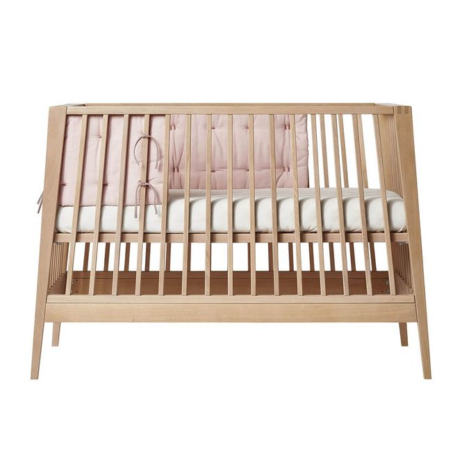 Hovedbilde Leander Linea Kantbeskyttelse til Babyseng Rosa