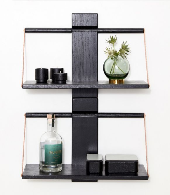 Hovedbilde Andersen Furniture Wood Wall Vegghylle Sort Eik ...