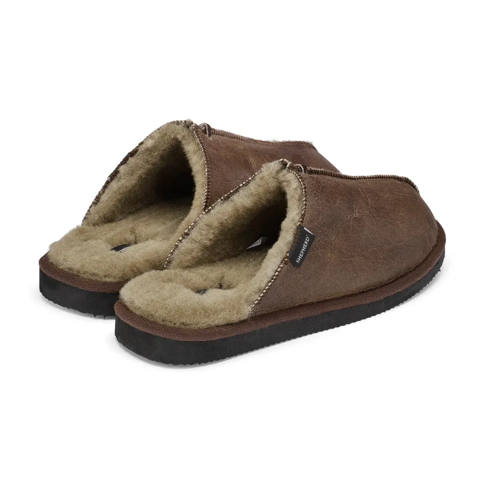 Shepherd Hugo Tøffel Herre Stone Oiled Antique