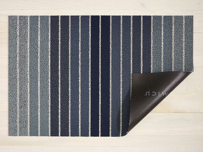 Hovedbilde Chilewich Dørmatte Block Stripe Denim Stor