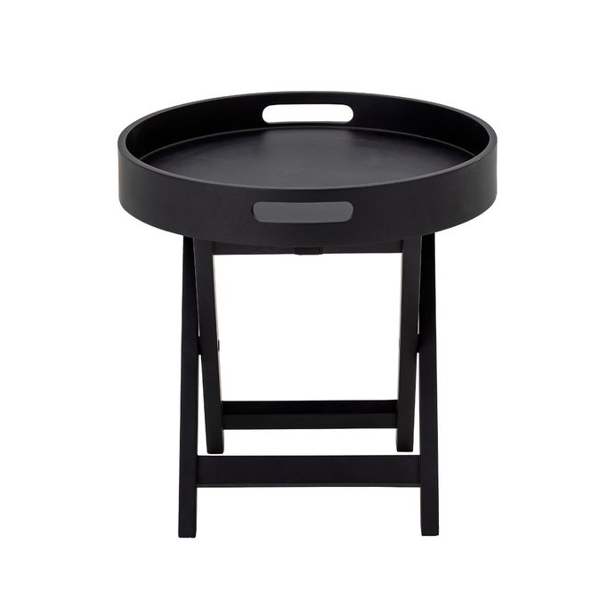 Hovedbilde Bloomingville Freya Sidebord Gummitre Sort