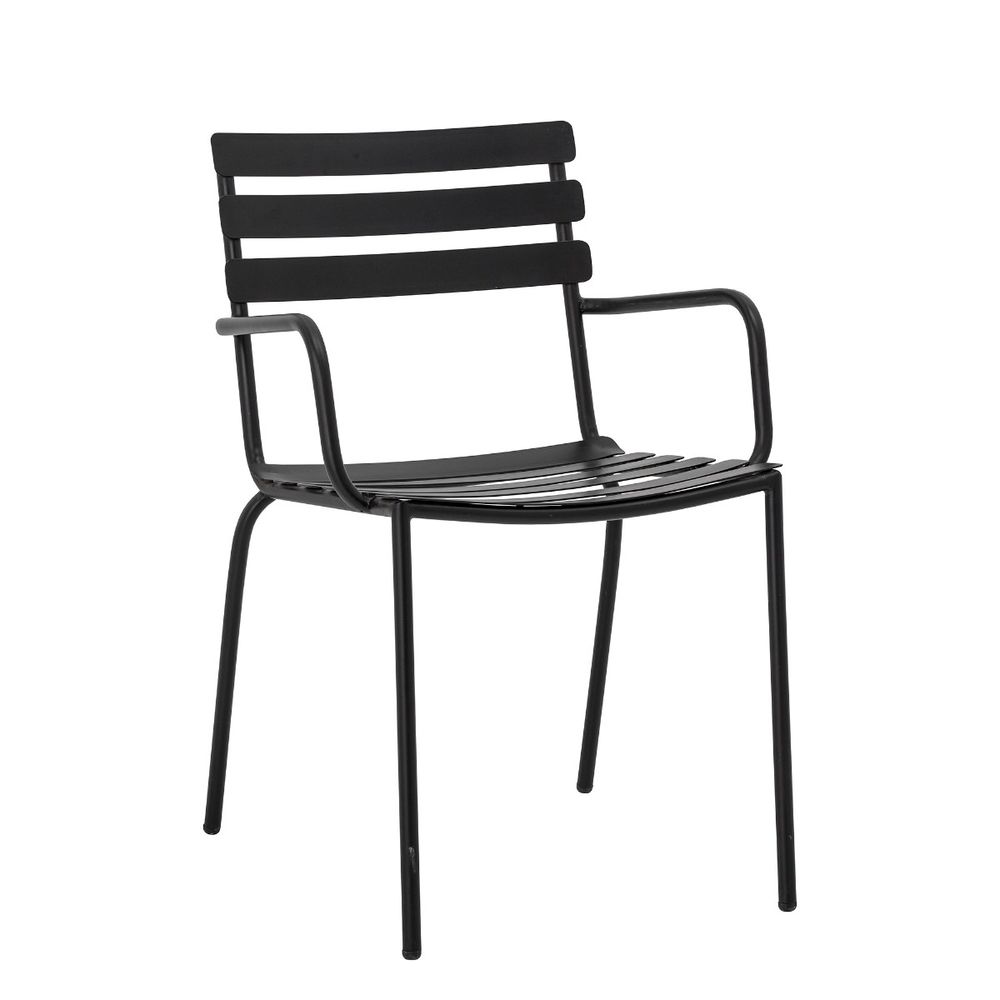 Bloomingville Monsi Utestol Sort 4 stk