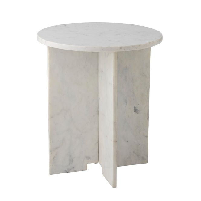 Hovedbilde Bloomingville Jasmia Sidebord Marmor Hvit