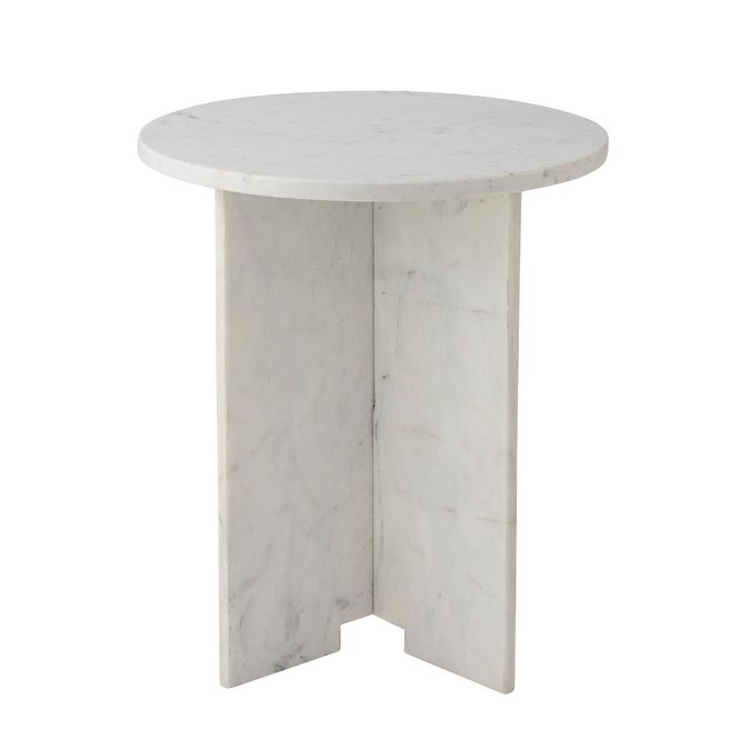 Hovedbilde Bloomingville Jasmia Sidebord Marmor Hvit