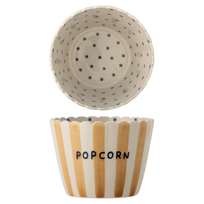Hovedbilde Bloomingville Chip Skål Popcorn Gul