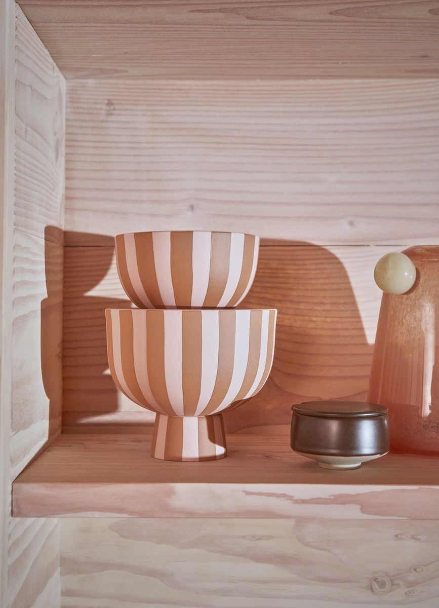 OYOY Toppu Bolle Ø15 cm Karamell/Rosa