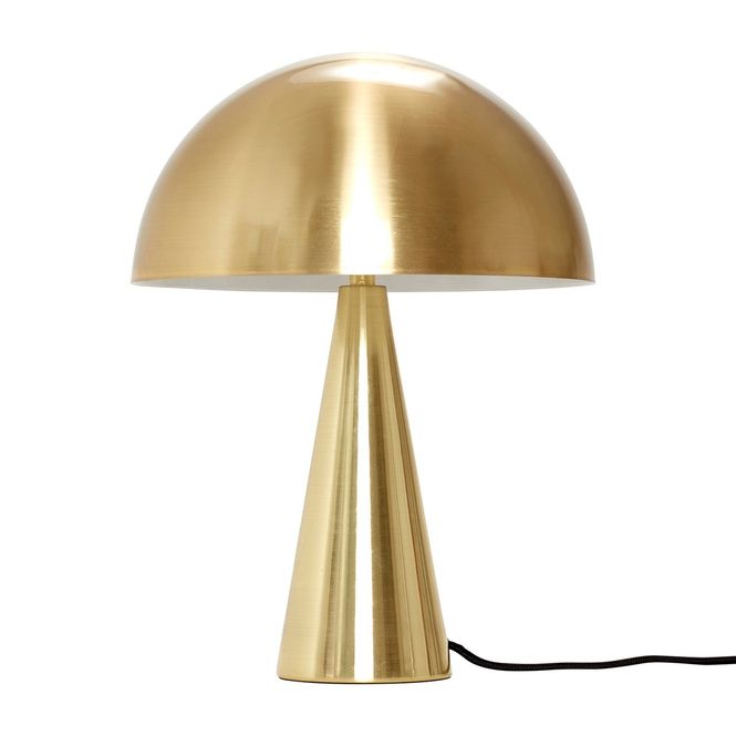 Hovedbilde Hübsch Mush Bordlampe Messing H33cm