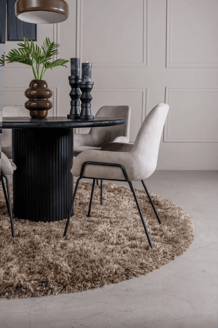 Hovedbilde Trend Collection Wilmington Spisebord Sort Rund ...