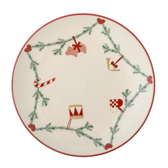 Hovedbilde Bloomingville Yule Tallerken 26 cm