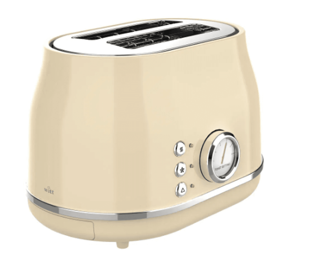 Witt Premium Retro Toaster Creme
