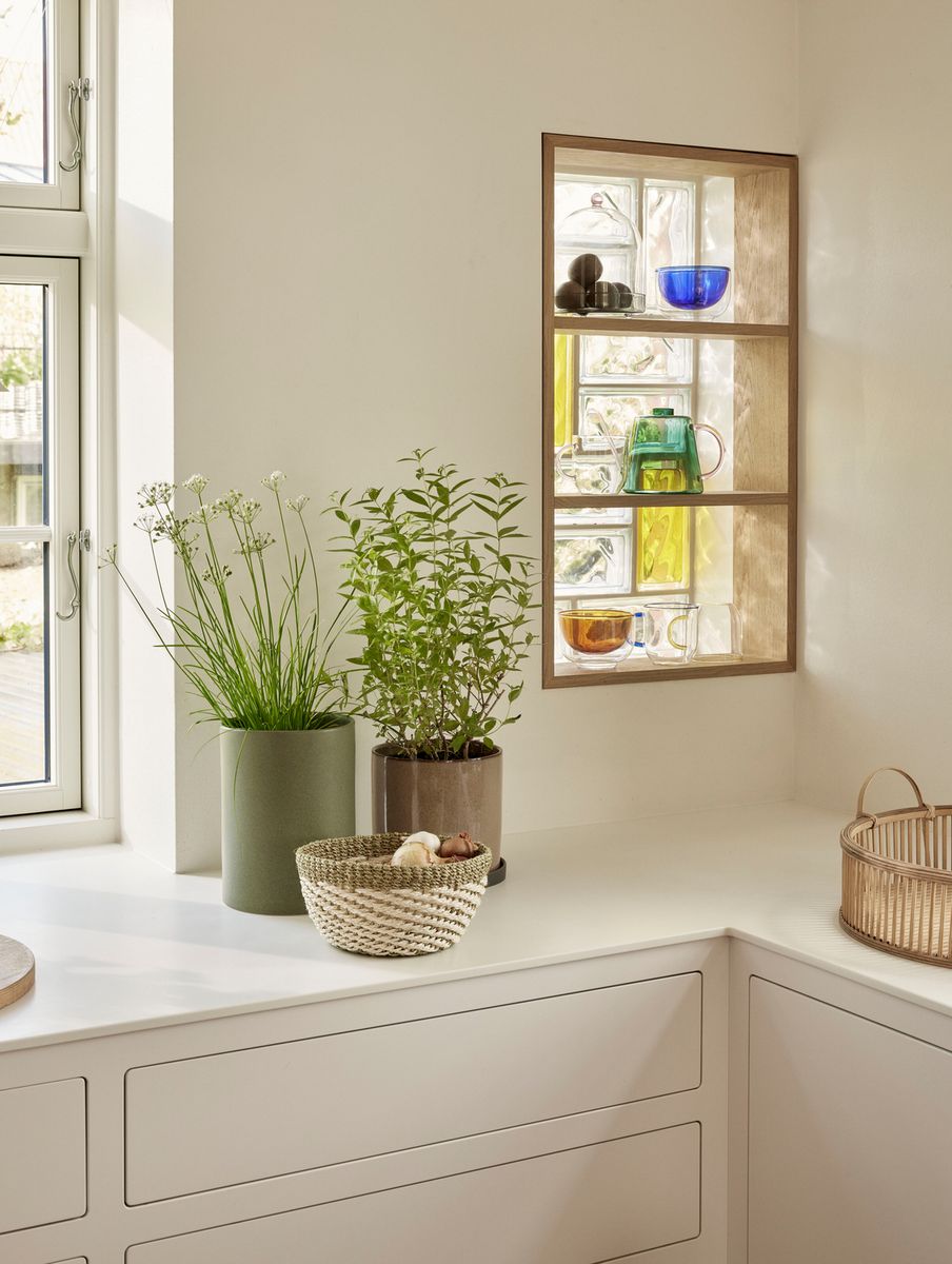 Hübsch Era Potte Brun 2 stk