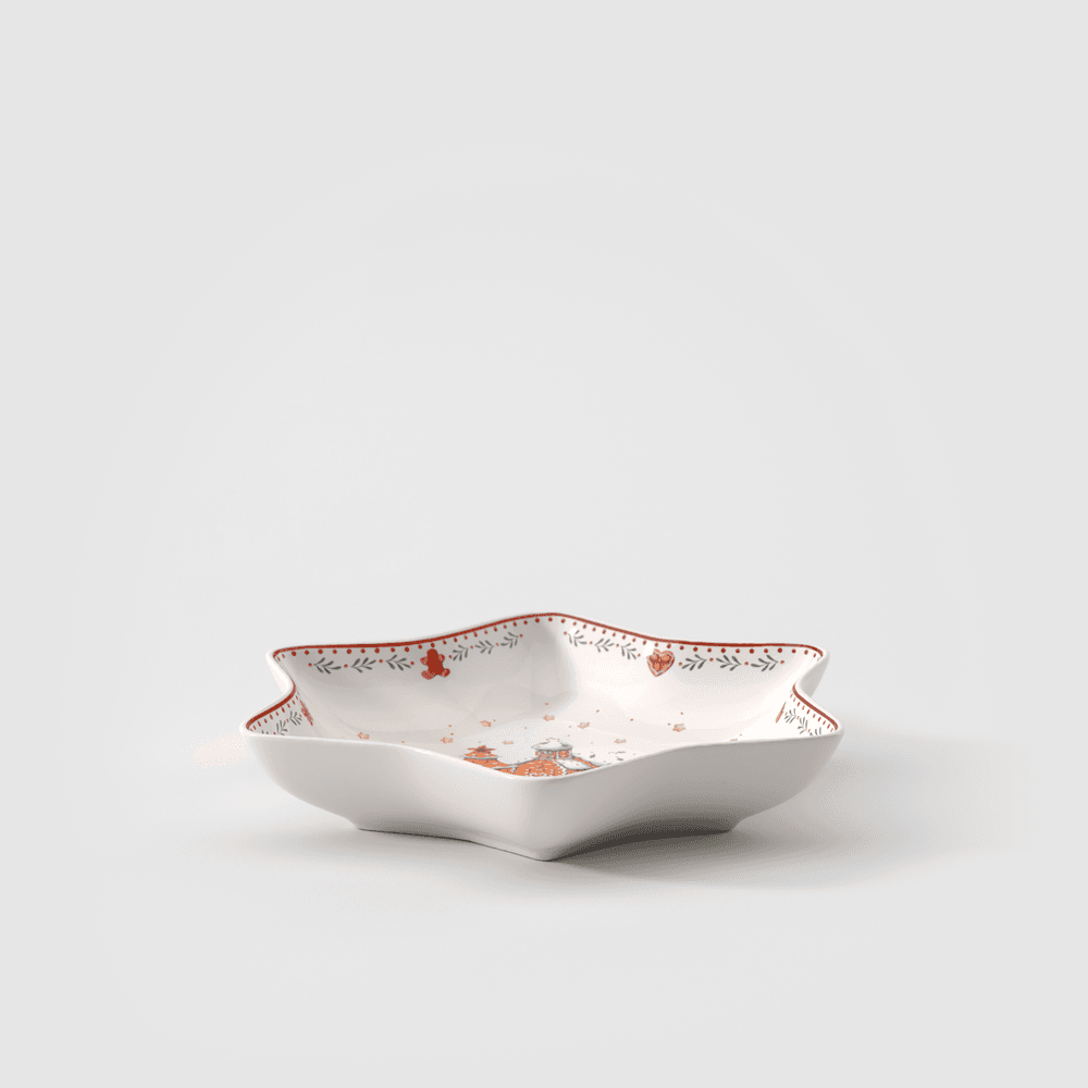 Villeroy & Boch Winter Bakery stjernebolle pepperkakehus