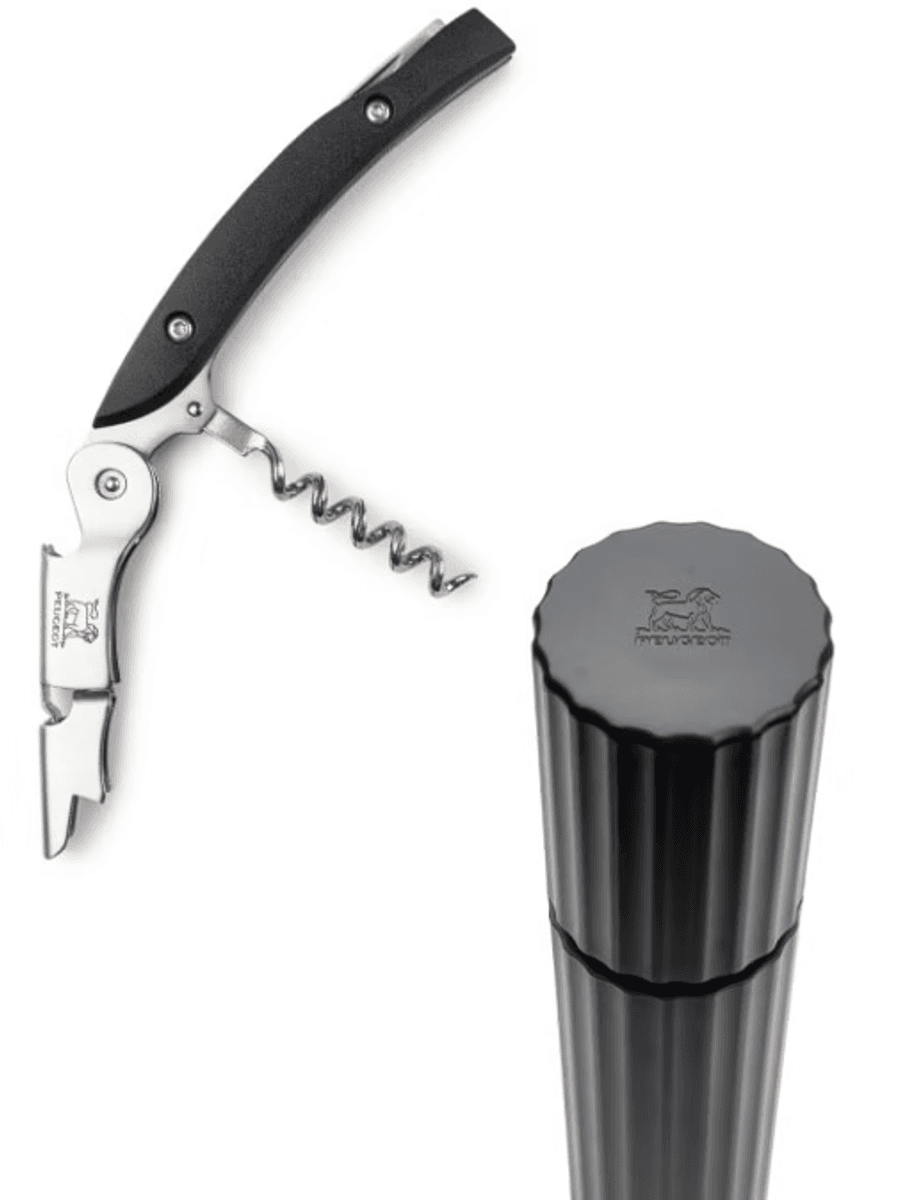 Peugeot Pop’n’Preserve Malbec Sommelier vinåpner & Preserve Duo vakuumpumpe