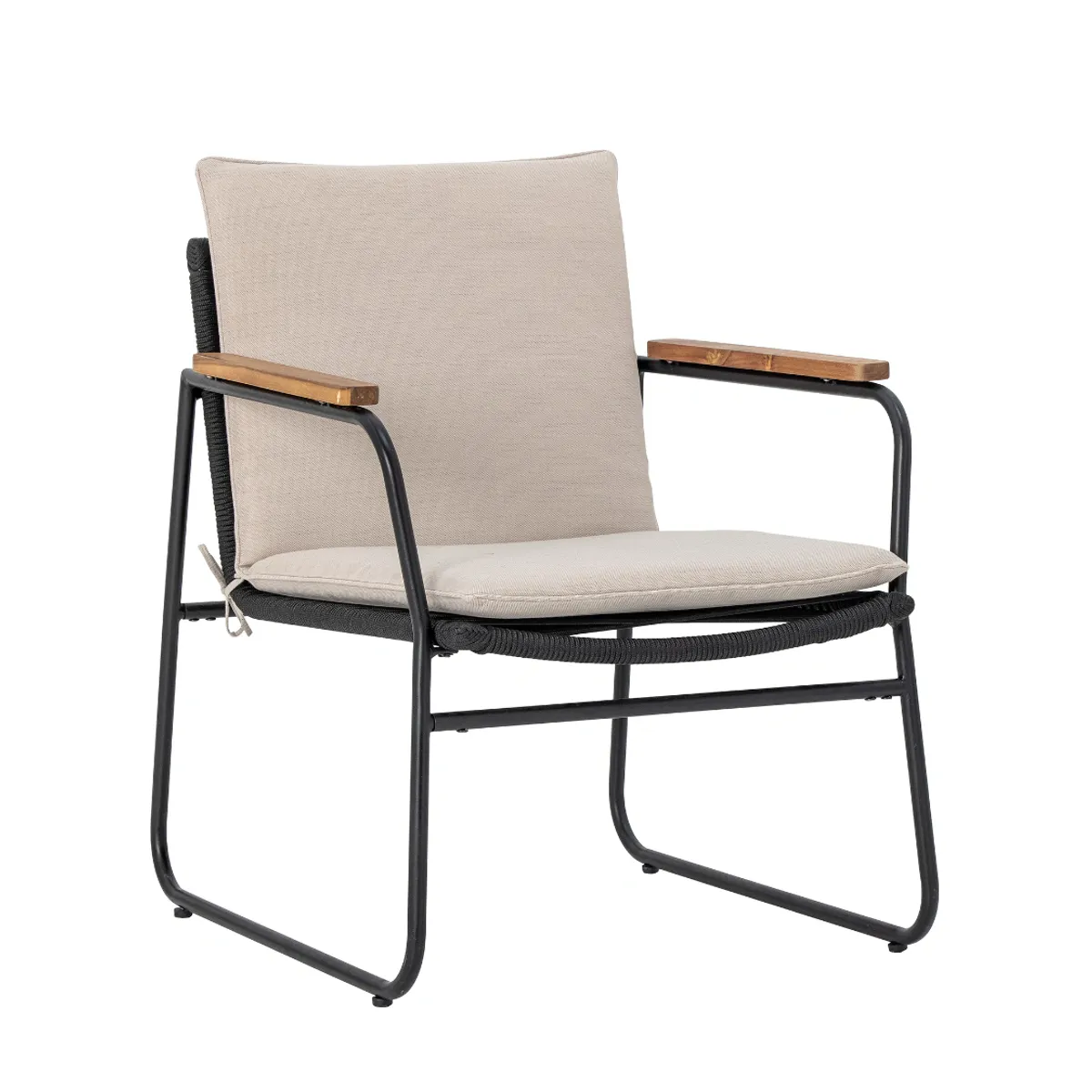 Bloomingville Hampton Loungestol Sort