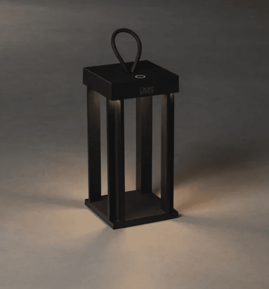 Trend Collection Cannes bord-/gulvlampe – oppladbar og dimbar, sort 42 cm