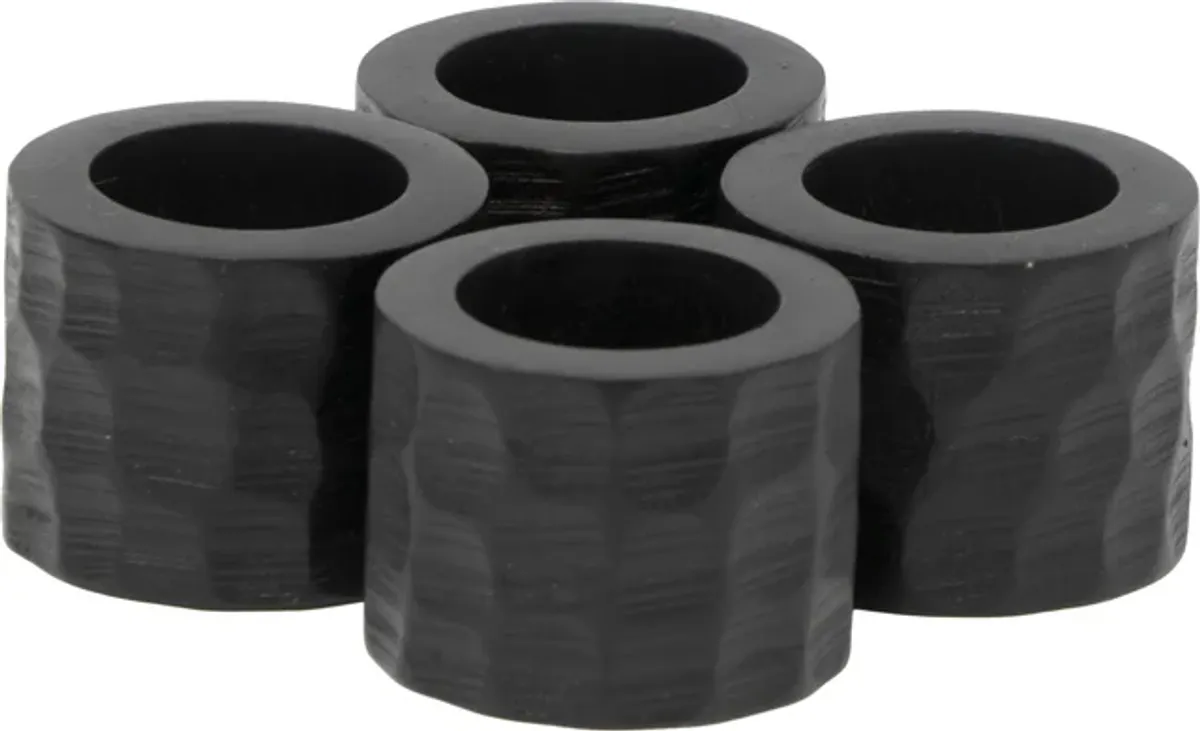Halvor Bakke Pret Serviettringer 4-pk Sort