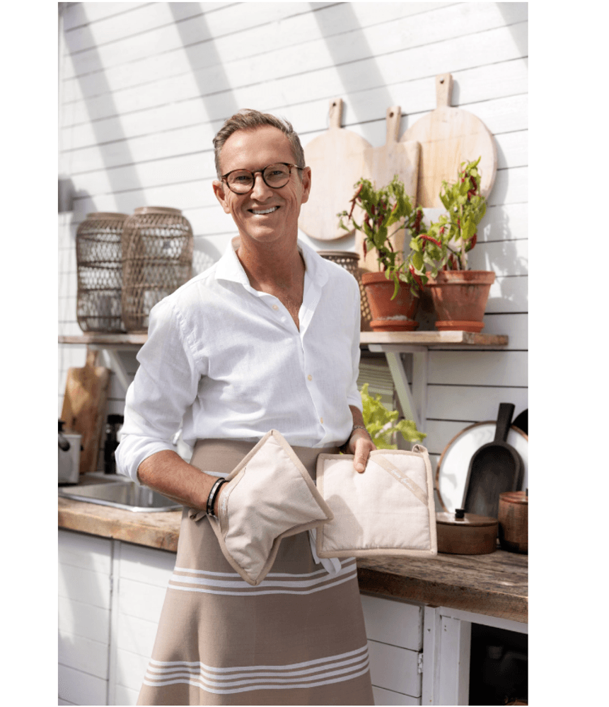 Halvor Bakke Færder Gryteklut 2-pk Bomull 22x22 Beige