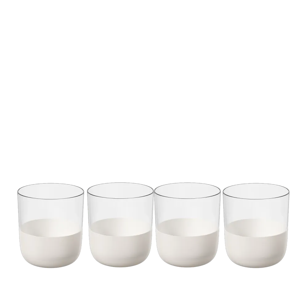 Villeroy & Boch Manufacture Rock Blanc Whiskyglass 4-pk