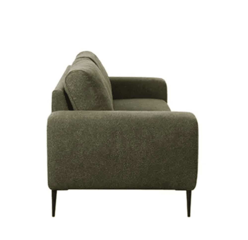 Trend Collection – Ferraro 3-seter sofa i boucle, Hunter Green