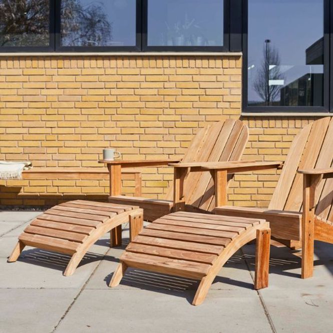 Hovedbilde Cinas Adirondack Loungestol Teak