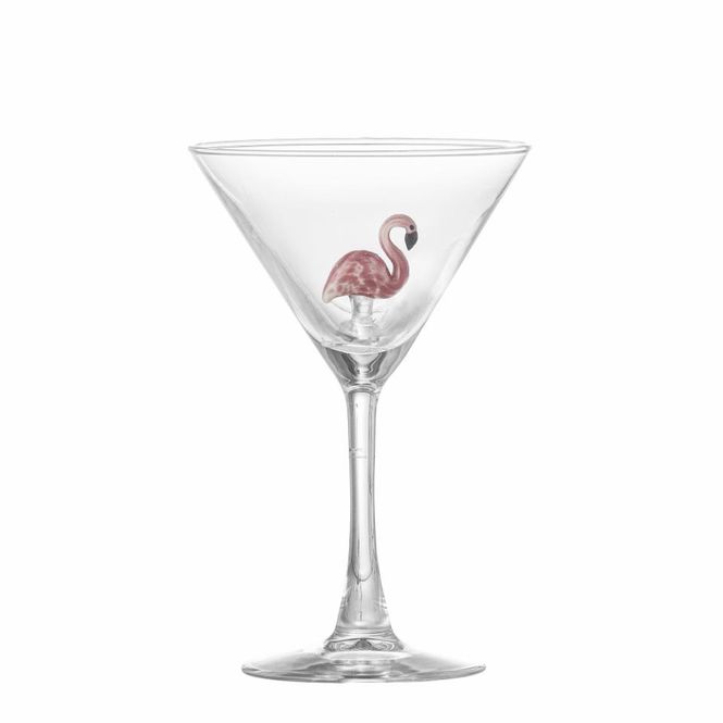 Hovedbilde Bloomingville Misa Flamingo Cocktailglass 17cl ...