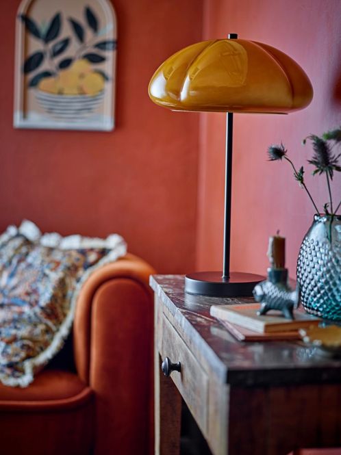 Hovedbilde Bloomingville Kinoko Bordlampe Gul
