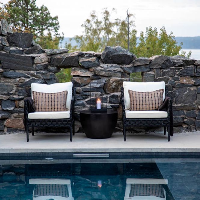 Hovedbilde Artwood Santa Monica Loungestol Classic Black