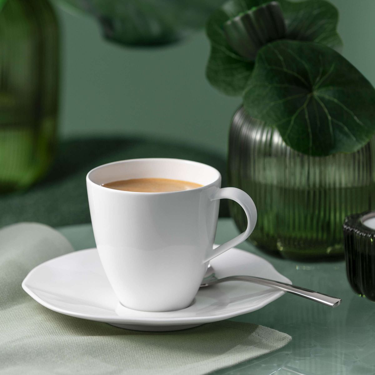 Villeroy & Boch Pura Skål til Kaffekopp 16 cm Hvit