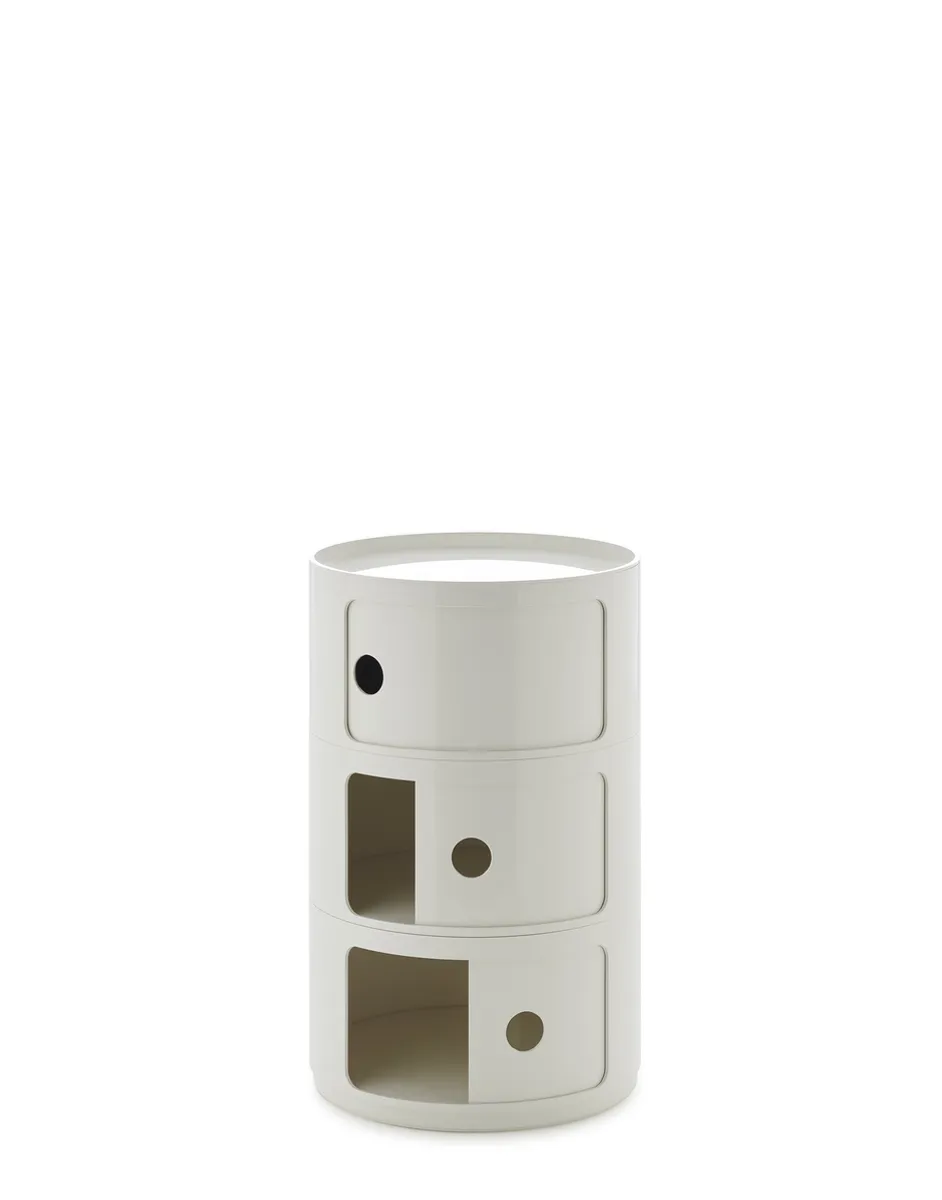 Kartell Componibili Big Oppbevaring med 3 rom Hvit