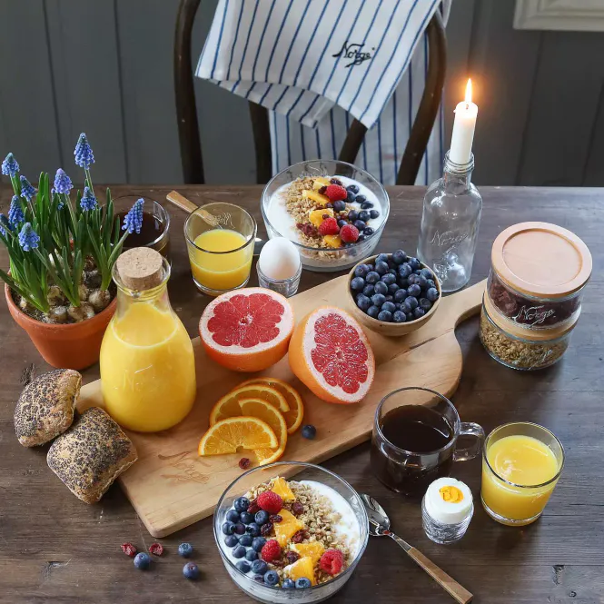 Hovedbilde Hadeland Glassverk Norgesglass Mugge m/Kork