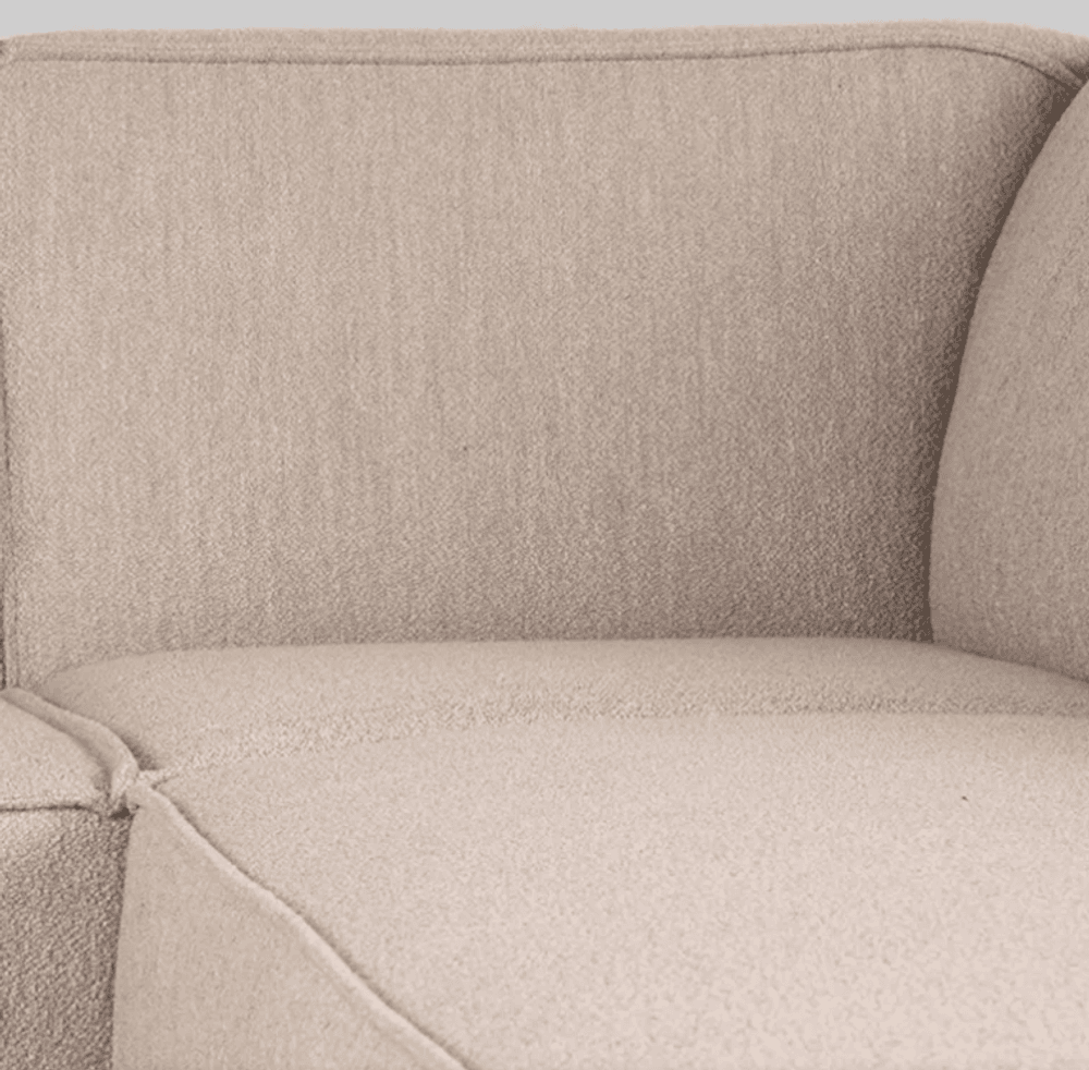 Trend Collection – Kay Høyre Sofa 2,5 Sete + Ottoman R – Alpine Natural