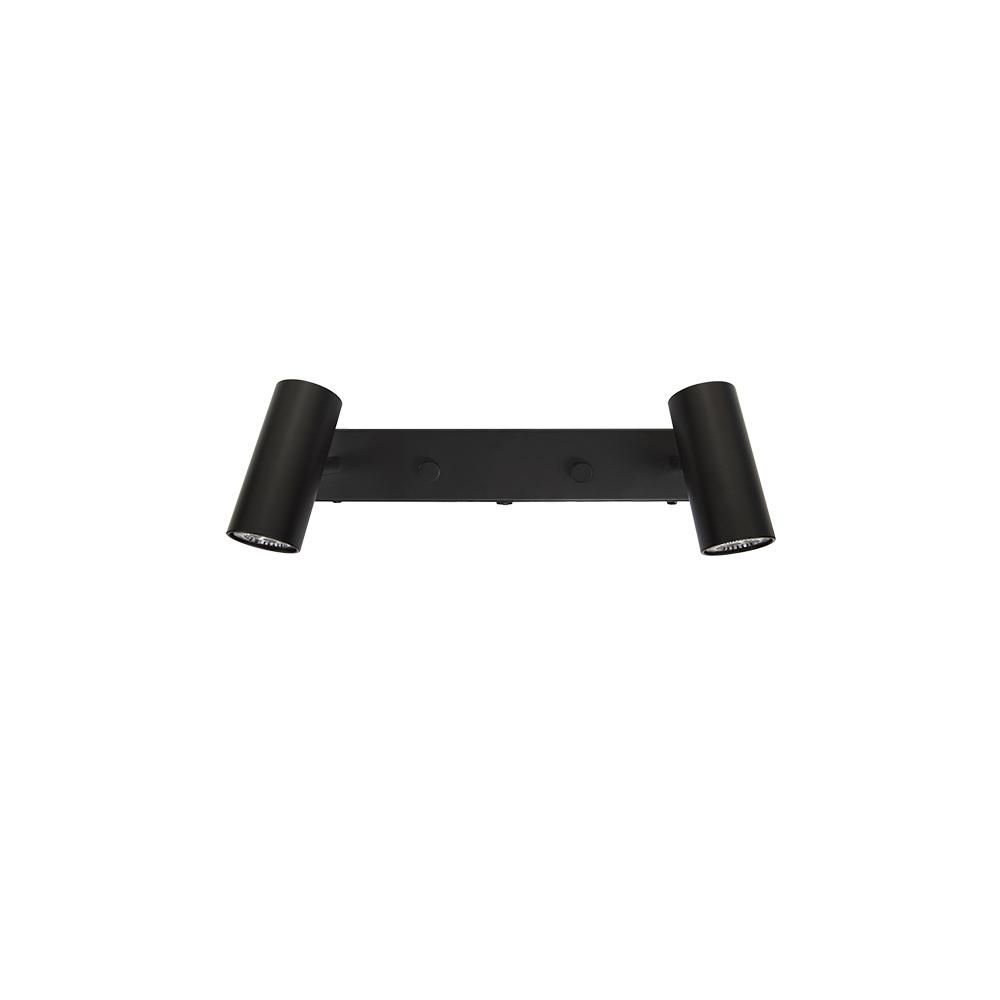Belid Cato Vegglampe Mattsort Dobbel LED 2x3W