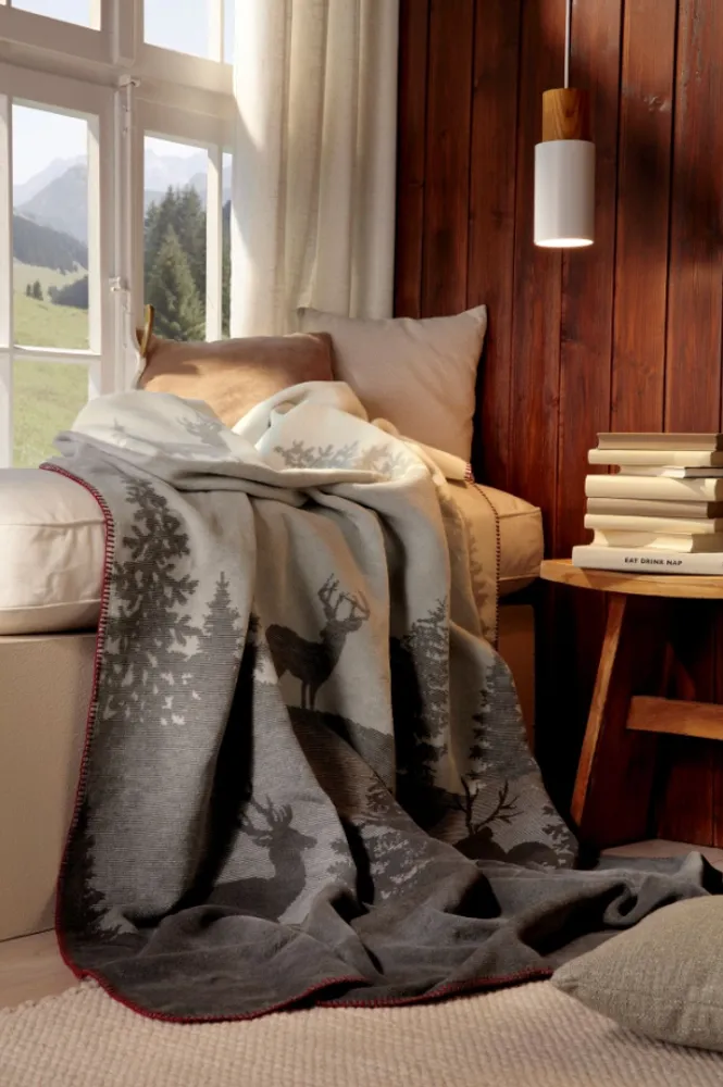 Biederlack Deerlight Pledd 150x200 cm