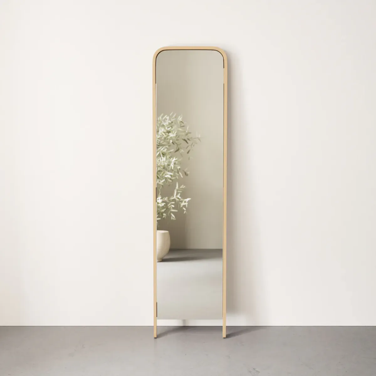 Umbra Bellwood Gulvspeil Natur
