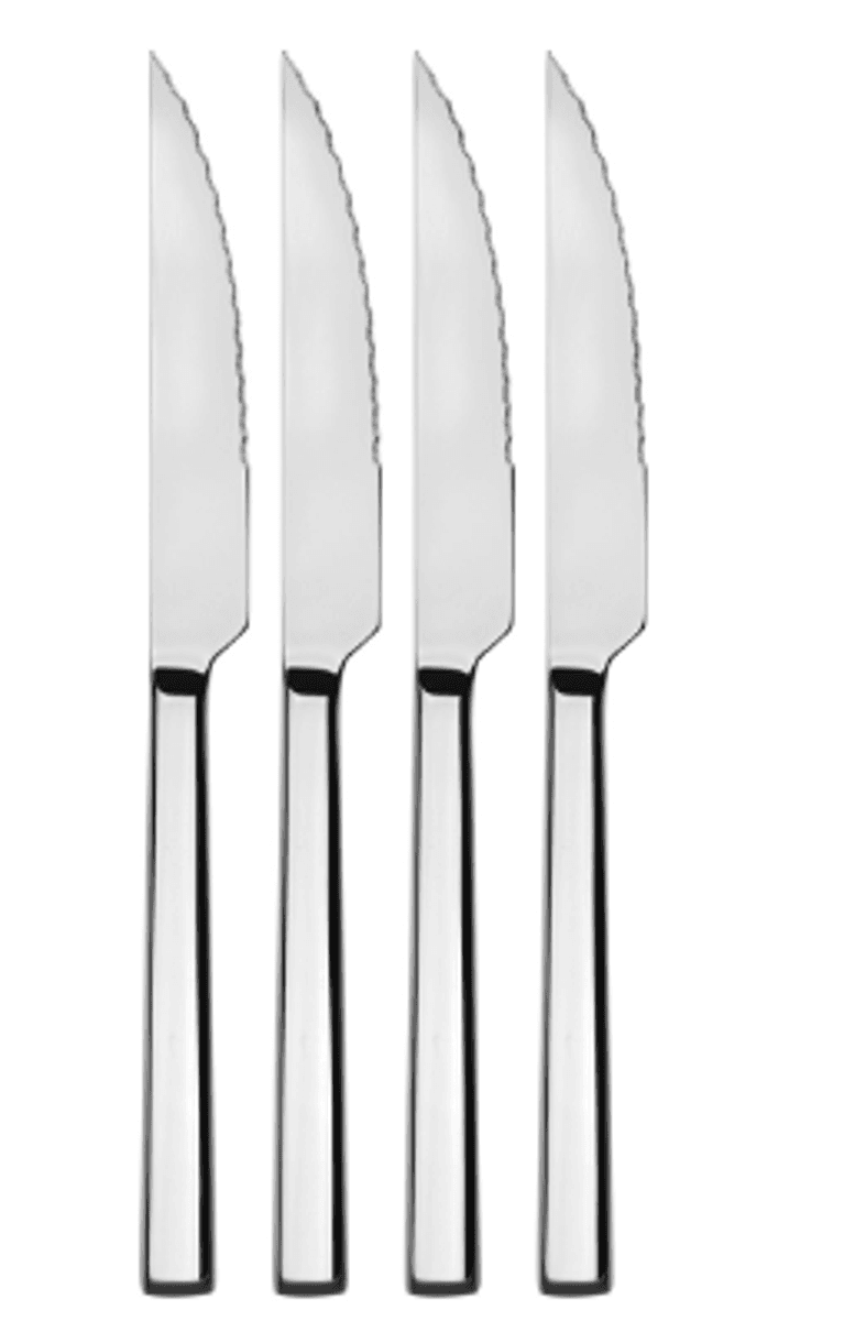 Karl Weis Steakkniver med bølgeslipt egg – 4 deler