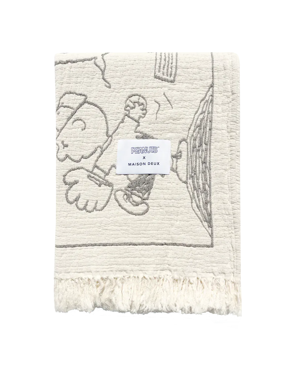 Maison Deux Peanuts Pledd Comic Baseball