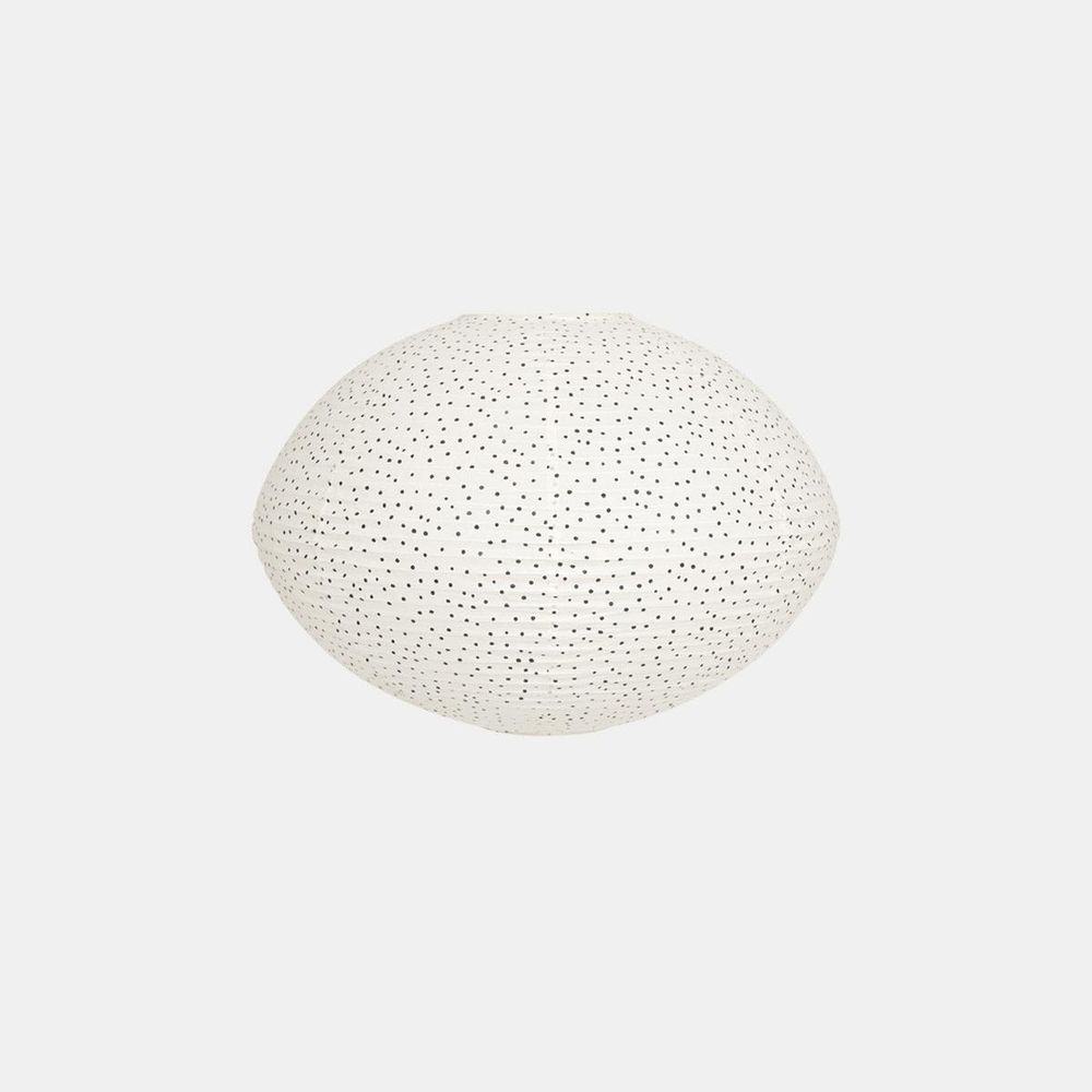 OYOY Moyo Lampeskjerm H44 cm Offwhite/Sort